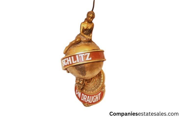 Schlitz Draught Beer Sconce Figurine