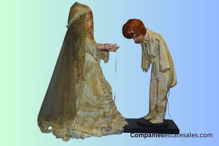 Bride and Groom Automaton Wedding Couple