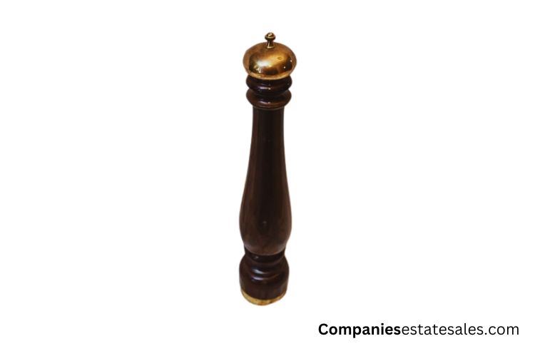 Franmara Corona Express  Mahogany Brass Domed Pepper Grinder Mill