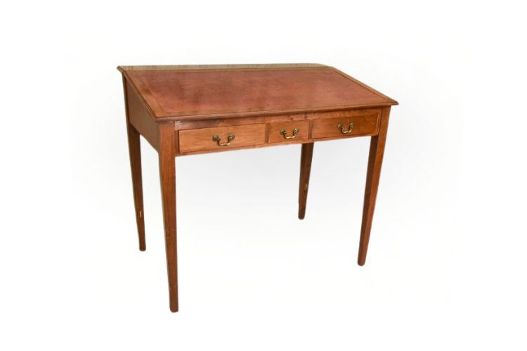 George III Inlaid Mahogany Neat-Sized Side Table