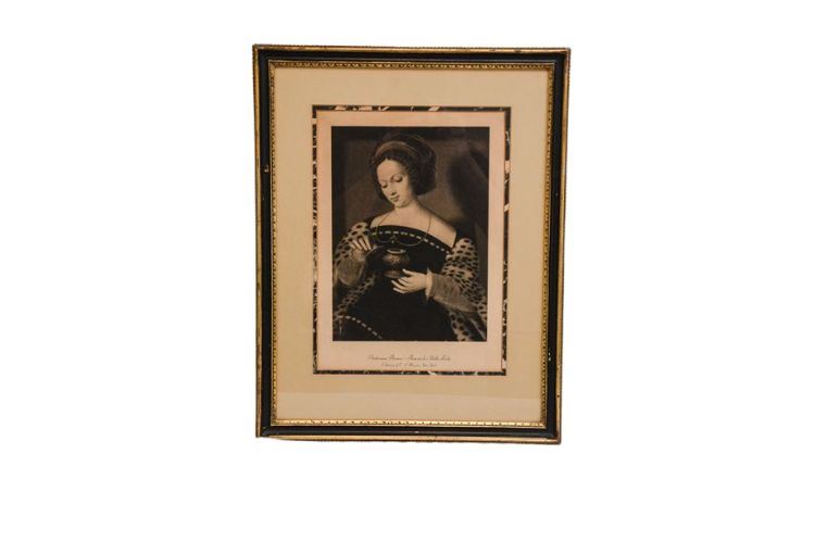 Photogravure Ambrosius Benson Portrait Noble Lady Italian Renaissance