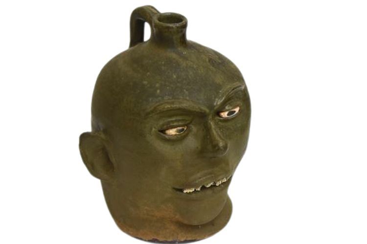 Lanier Meaders Pottery Grotesque Face Jug