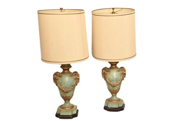 Pair Classical Style Lamps