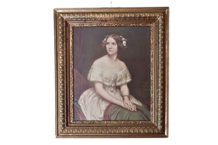 Antique Gilt Framed Portrait