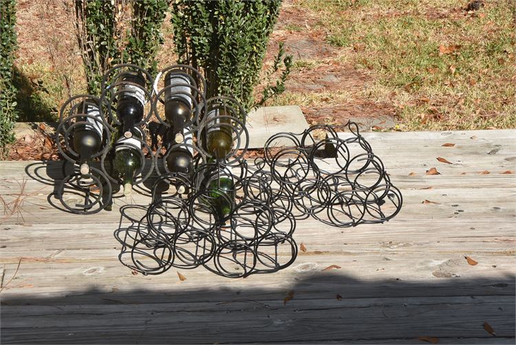 Wrought Iron Wine Rack