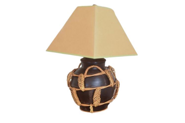 Dark Brown Table Lamp