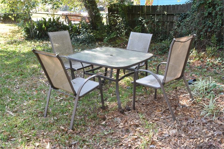 4-Seater Outdoor Table and Chair