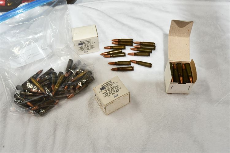 Boxes of Ammunition: Cal 7.62 x 39 HP, 123 GR Ball