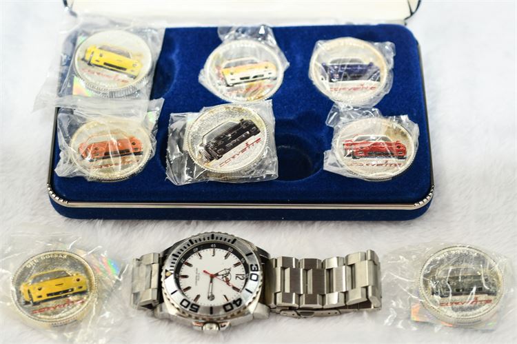 Chevrolet TMGM TX0298 Watch and Car-Themed Coins