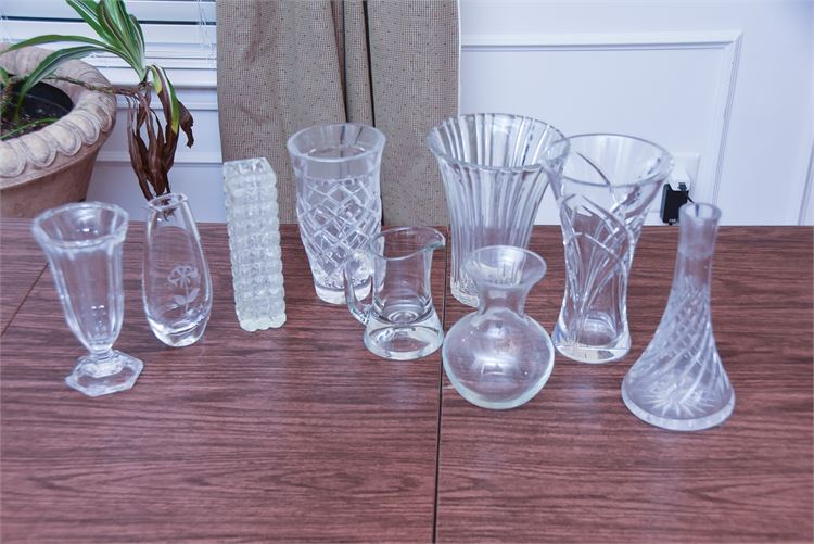 Lots of Glass Vases