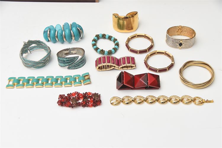 Group of Costume Bracelets ad Bangles