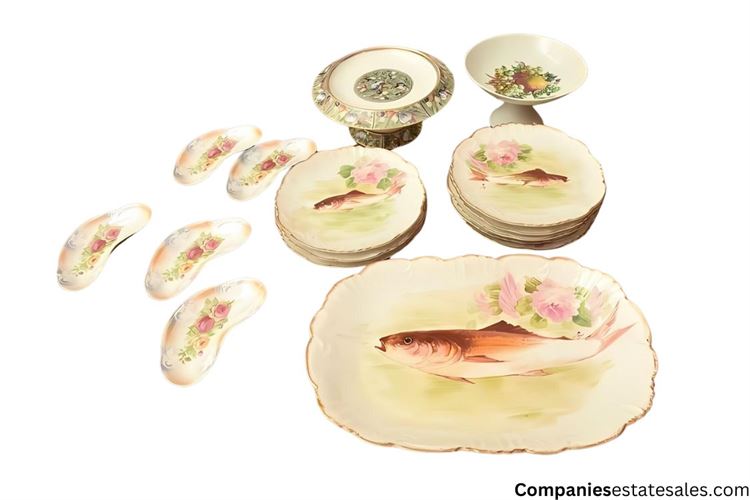 Fish Decor Dinner Plates