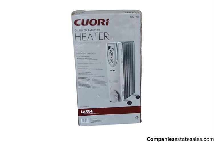 CUORI 1500-Watt Electric Oil-Filled Radiant Portable Heater