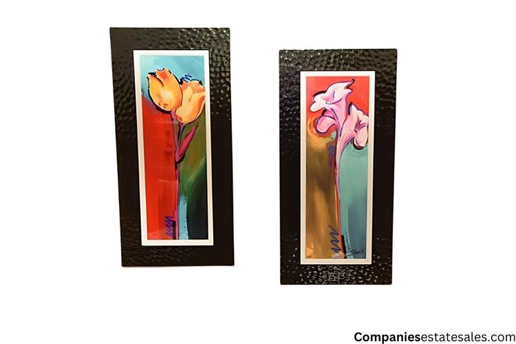 Two (2) Alfred Gockel Dye Sublimation Twin Tulips