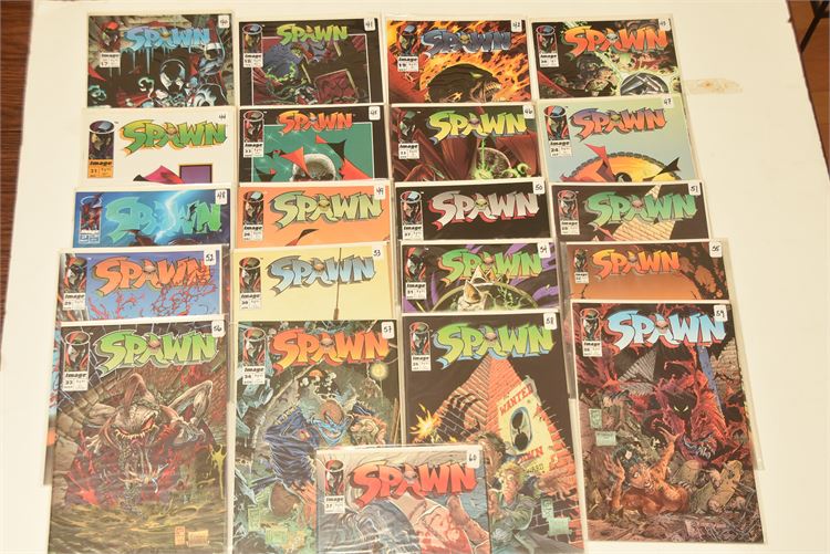 Twenty One (21) Vintage Spawn Comic Books Collection