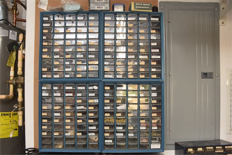 Drawers with Assorted Parts and Tools