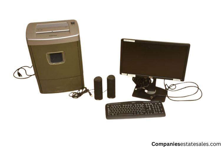 Fellowes Paper Shredder and Computer Set