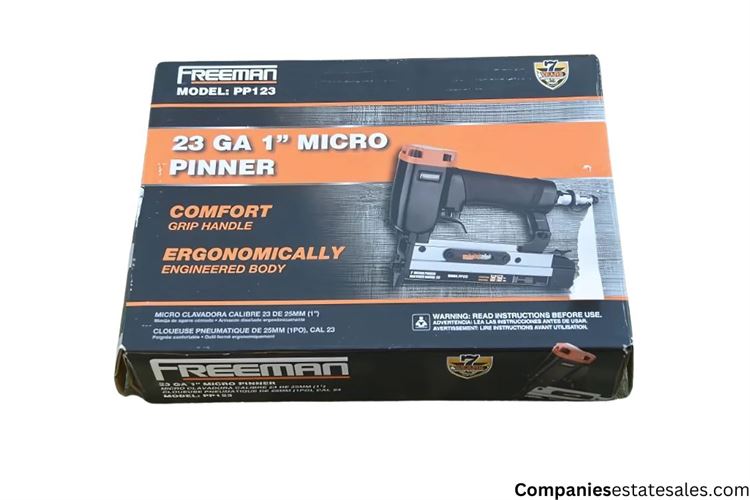 Freeman PP123 23-Gauge 1 inch Micro Pinner