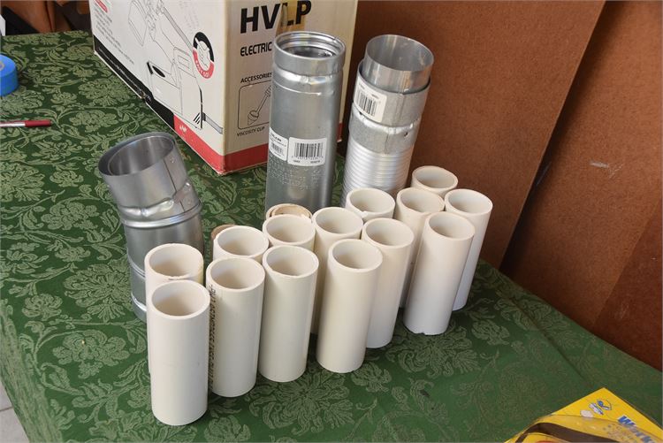 PVC ducts and  Metal Pipes