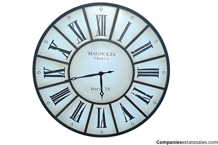 Magnolia Home Village Wall Clock $40