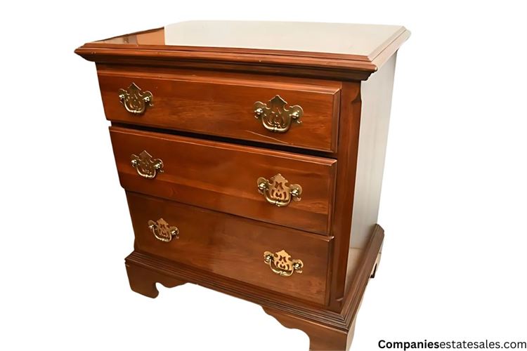 Knob Creek Chippendale Style Cherry Chest on Chest $40