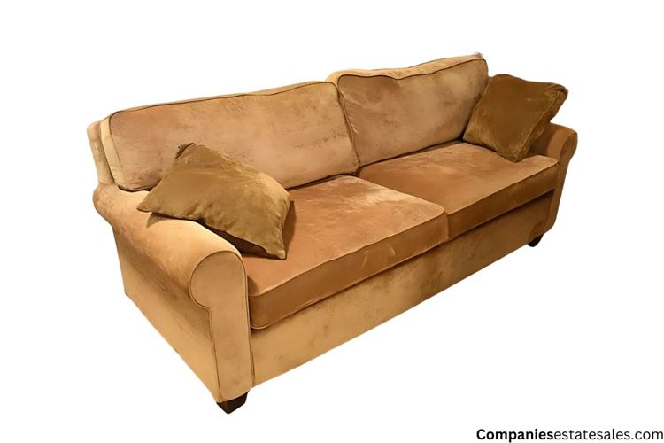 Peyton Suede Sofa $60