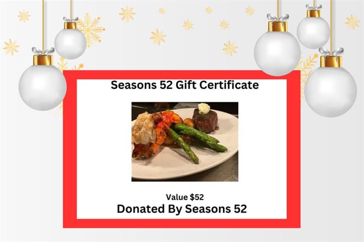 Seasons 52 Gift Certificate