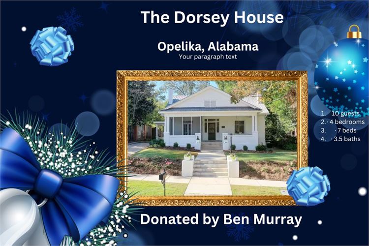 Dorsey House in Opelika / Auburn