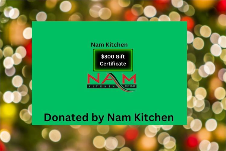 Nam Kitchen Gift Certificate $300