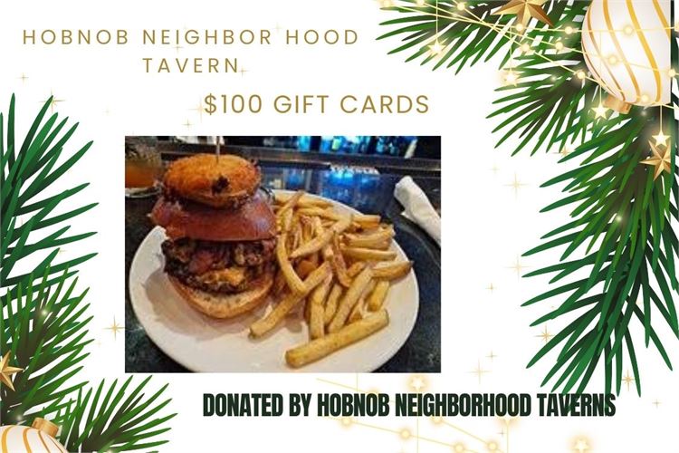 Nobnob Neighborhood Tavern Gift Cards $100