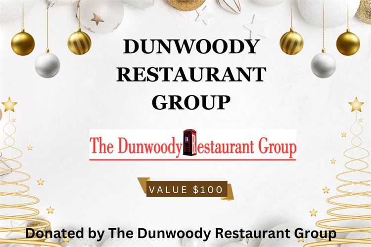 Dunwoody Restaurant Group Gift Card $100